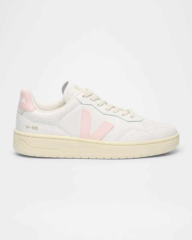 V-90 Low-Top Leather Sneakers